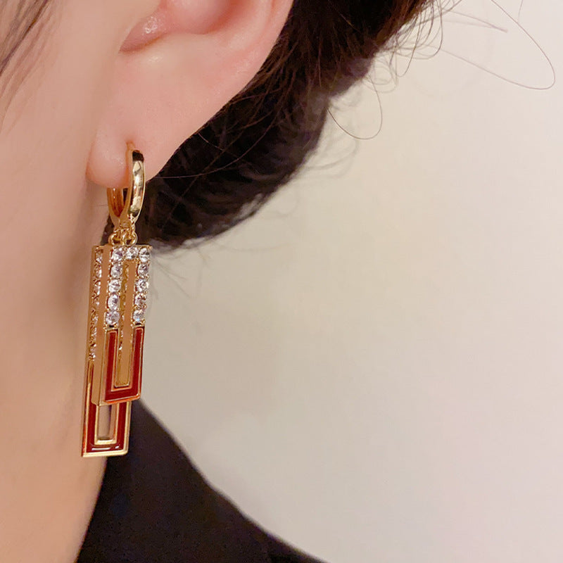 💥 EDICIÓN LIMITADA❗️  | Aretes de lujo cuadrados