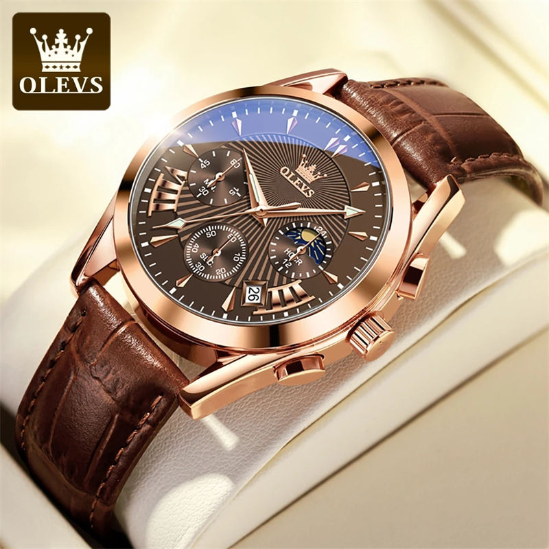 🌟EDICIÓN LIMITADA❗️ | Reloj con correa de piel auténtica.