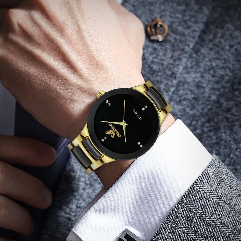 💥 EDICIÓN LIMITADA!❗️ |  | Orlando™ Reloj Suizo de Lujo en Oro y Negro